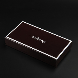Baellerry Baborry Bogesi <span class=keywords><strong>Portafoglio</strong></span> Corto e Lungo con Doppia Cerniera, Scatola <span class=keywords><strong>di</strong></span> Imballaggio, Confezione Regalo in <span class=keywords><strong>Carta</strong></span> per <span class=keywords><strong>Portafoglio</strong></span> - Product Image 3