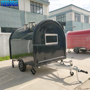 La nourriture de rue mobile chariot de kiosque de nourriture de remorque boissons nourriture d'amusement <span class=keywords><strong>wagon</strong></span>