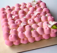 Prix bas Haute Qualité 3d Cerise Silicone Mousse Moule À Gâteau Pour La Vente En Gros