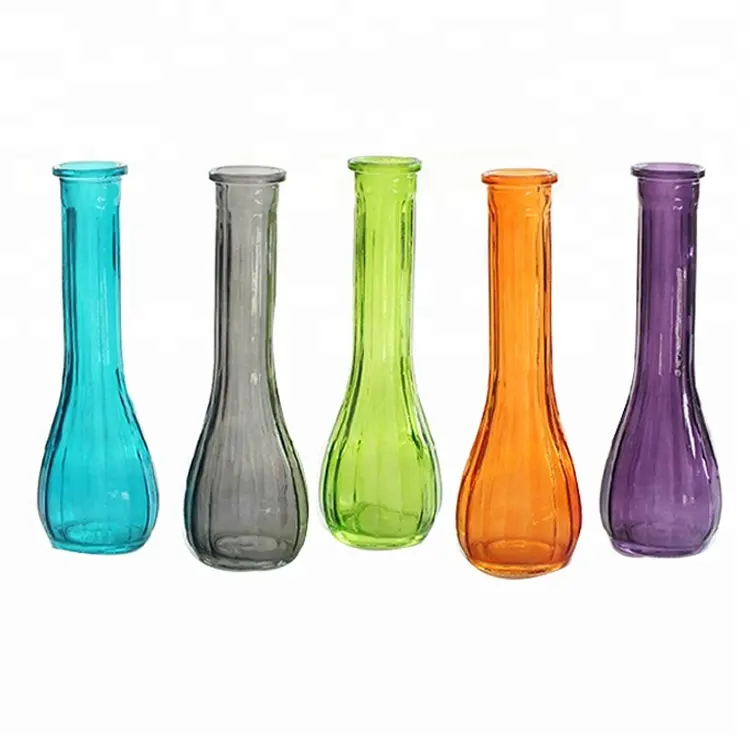 花ガラス花瓶7 * 22.5cm広く利用可能