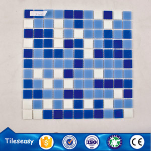 Mix color glass gạch mosaic dây chuyền sản xuất cho bể bơi gạch - Product Image 2