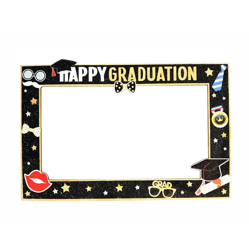 Graduation Season Photo Frame Photo Props Graduation Ceremony Party Decoration Fashion Photo Handheld Props