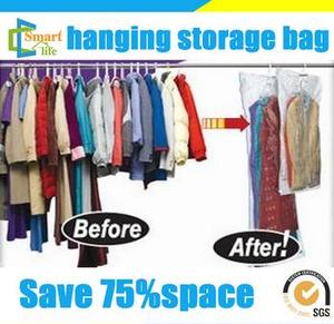 2015 la chine la production effacer PA + PE irlande sacs de <span class=keywords><strong>rangement</strong></span> sous vide space saving hanging <span class=keywords><strong>sac</strong></span> de l'aspirateur - Product Image 1