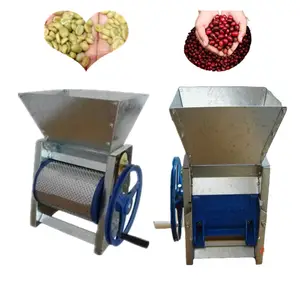 Fresh Coffee Husk Peeling Machine Coffee Cocoa Bean Sheller Huller Peeler Pulper