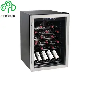 Zhongshan candor 48 бутылок компрессор Премиум винный холодильник дверная рама из нержавеющей стали