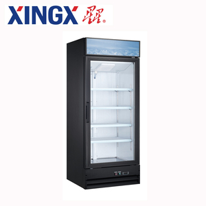 Single Glass Door Merchandiser, beverage cooler,vertical showcase Display_G398BMF-HC-Refrigeration Equipment
