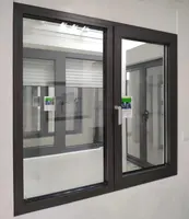 Windows European Standard Thermal Break Aluminium Triple Pane Passive House Windows