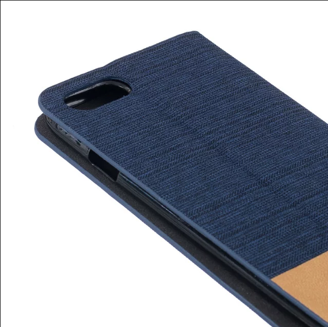 Лидер продаж 2018, тканевый чехол-книжка для телефона, кожаный чехол-книжка с отделением для карт, чехол для мобильного телефона iPhone 7/8 Plus