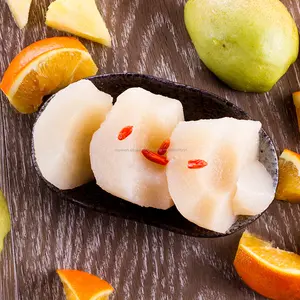 Chino famosa comida enlatada fábrica conservas de fruta de pera en almíbar ligero