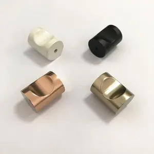 19mm Diameter Rose Gold Finishing Aluminium Furniture Dresser Cabinet Pull Knob