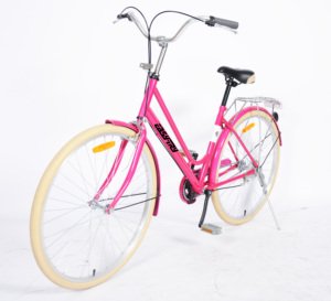 <span class=keywords><strong>Vélo</strong></span> de ville 26 pouces à vitesse unique pour <span class=keywords><strong>femmes</strong></span> avec cadre en acier bon marché pour filles et dames en vente - Product Image 3