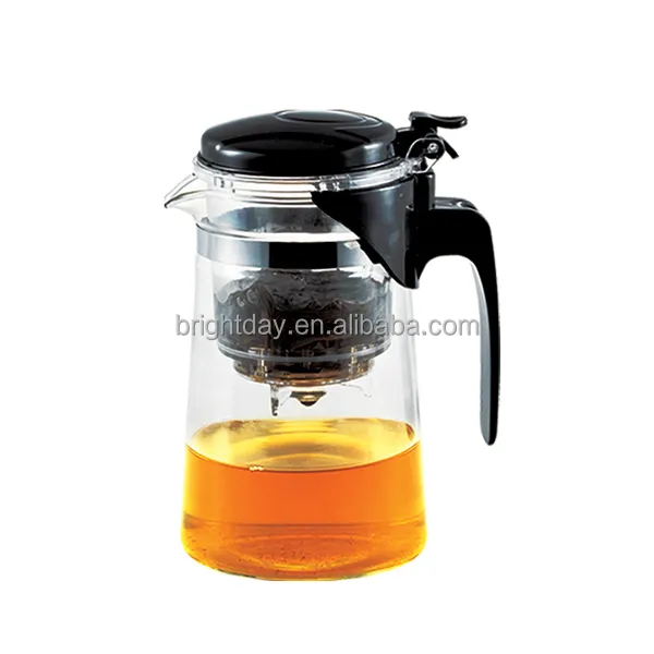 Théière en verre avec 500 ml théière infuseur théière