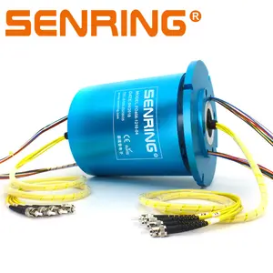 Slip Ring Senring 360 Rotary Union Electrical Connector 1~300 Wires 2A 10A~500A