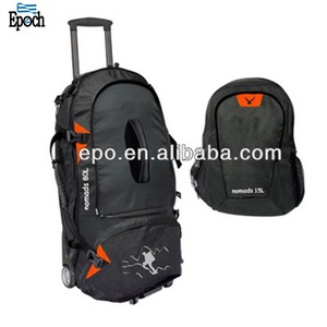 Borsa da Viaggio Multifunzionale <span class=keywords><strong>con</strong></span> Ruote, Zaino Trolley Staccabile, Borsa Pieghevole Unisex Personalizzabile <span class=keywords><strong>con</strong></span> Cerniera - Product Image 4