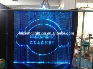 2015 Zhongshan cortina de luz de fibra de iluminación llevado <span class=keywords><strong>restaurante</strong></span> de <span class=keywords><strong>la</strong></span> pared <span class=keywords><strong>la</strong></span> luz decorativa óptica con mando <span class=keywords><strong>a</strong></span> dista - Product Image 6