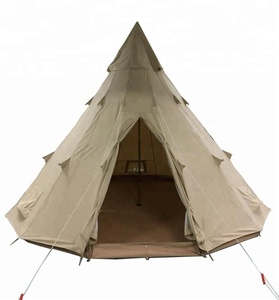 <span class=keywords><strong>Tente</strong></span> de camping imperméable en toile 100% coton, 5x5, <span class=keywords><strong>tipi</strong></span> indien, extérieur, <span class=keywords><strong>hiver</strong></span> - Product Image 1