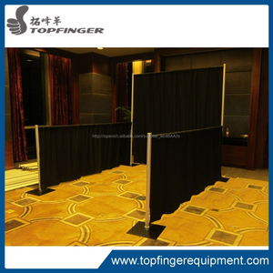 Tfr 2014 popular telescopic aluminum pipeline and Draped with fund curtain - Product Image 1