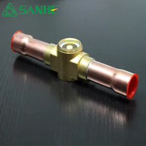 Tube sight glass suppliers Refrigeration fittings SGN series brass oil level sight glass