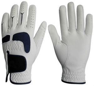 Guantes de golf de mano izquierda con logotipo personalizado profesional, piel de oveja Cabretta de la mejor calidad con PU para deportes y ciclismo, precio - Product Image 1