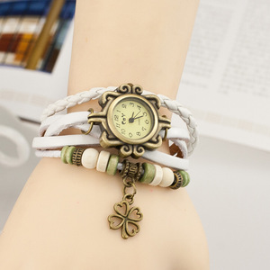 China wholesale Geneva women/Man leather watch - Product Image 4