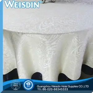 /de poliéster de algodón al por mayor de china impresa mesa de restaurante barato cubierta redonda mesa de tela