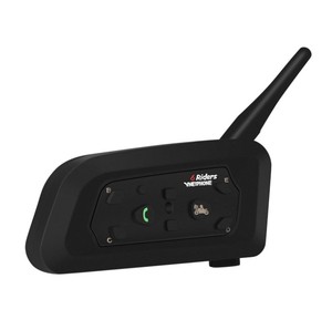 Étanche BT Interphone 1200m Interphone Moto Casque Casque FM Radio V6 - Product Image 1