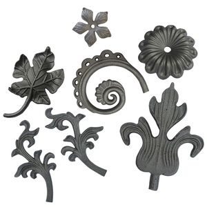 Nuovi prodotti in acciaio fuso recinzione ornamenti in acciaio forgiato cancello ornamenti - Product Image 3