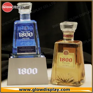 GlowDisplay 制造商 1800 龙舌兰酒铝 LED 瓶 glorifier