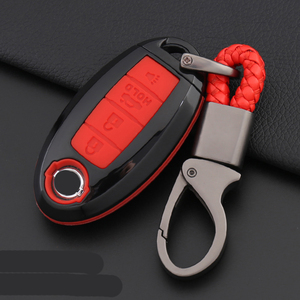 3 Nút Car <span class=keywords><strong>Key</strong></span> Trường Hợp Bao Gồm ABS Sợi Carbon Cho Nissan Altima <span class=keywords><strong>Maxima</strong></span> Murano Rogue Sentra Versa Titan 2006-2018 Trường Hợp Chính <span class=keywords><strong>Fob</strong></span> - Product Image 4