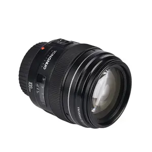 Yongnuo-lente de teleobjetivo medio yn100mm f2, lente de enfoque automático de gran apertura para cámara canon eos rebel AF MF