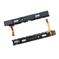 SYYTECH Suku Cadang Pengganti Part 2 in 1 Kiri Kanan L R Kabel Fleksibel Slider Rail Assembly untuk NS Nintendo Switch Controller Joycon