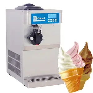Хорошая цена 2 + 1 смешанная настольная коммерческая машина для производства мягкого мороженого