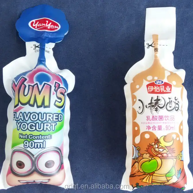 2014 new design 100ml 120ml juicy plastic bag custom