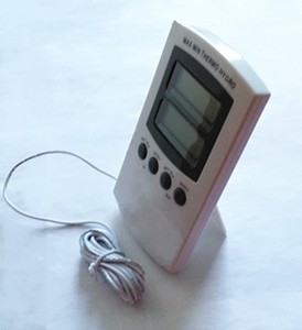 Termohigrómetro <span class=keywords><strong>digital</strong></span> lcd termómetro higrómetro seco y húmedo - Product Image 3