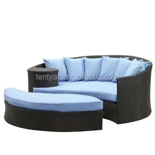 High quality giant outdoor replacement patio round daybed cushion