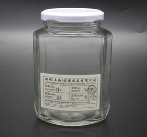 500Ml 9Oz 6Oz 190Ml 4Oz 120Ml 3.75z 110Ml 55Ml 2Oz 45 Ml 1.5Oz 1Oz Lọ Thủy Tinh Hình Lục Giác Mật Ong Hình Bầu Dục Có Nắp Vàng - Product Image 5