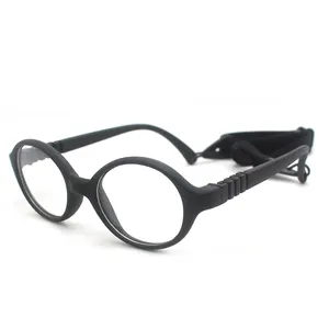 Gafas de plástico con marco óptico para niños, lentes de diseño TR 90 para estudiantes y niñas