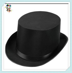 Western Party Style Gentleman Magician Black Felt Top Hats HPC-2095 - Product Image 5