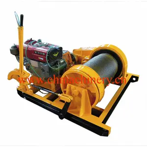 Industrial Diesel Hoist 5000kg Capacity Lifting Or Pulling For Mine Construction Building Winch