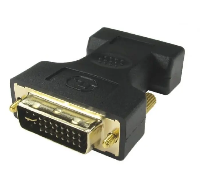 금 Plated DVI to VGA 와 어댑터 Converter Cable 1080 P