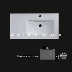 Domo mejor vendedor caliente del producto <span class=keywords><strong>baño</strong></span> bisele lavabo de cerámica - Product Image 1