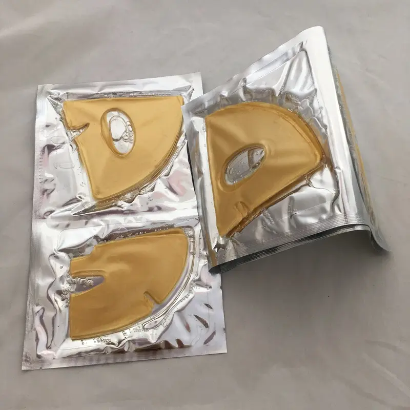 Masker Wajah Kecantikan Perawatan Kulit Emas 24K, Kosmetik Kolagen Anti Penuaan dan Keriput