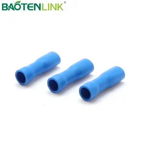 Baoteng FDFD2-187 A.W.G16-14 terminal de conector impermeável, totalmente isolado, cobre vermelho, pvc