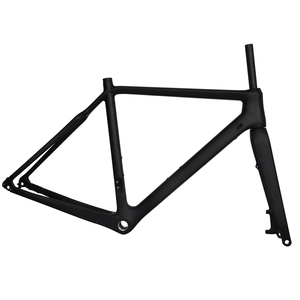 Cadre de vélo de gravier à frein à disque en carbone chinois CX535 Flat Mount Max Tire 42C - Product Image 2
