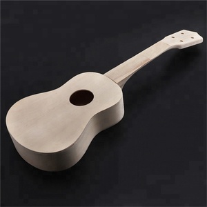 23 pollici semplice e divertente Ukulele Kit fai da te Hawaii <span class=keywords><strong>chitarra</strong></span> lavoro manuale supporto pittura giocattolo per bambini assemblaggio per amatoriale - Product Image 5