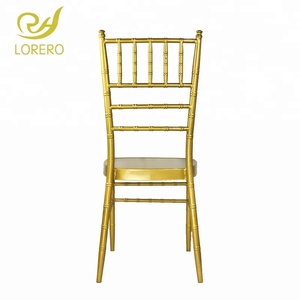 क्लासिक लोहे टिफ़नी कुर्सियों स्टैकिंग धातु शादी सोने chiavari कुर्सी - Product Image 5