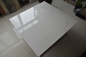 Español bianco de mármol de carrara blanco de porcelana azulejo de piso de 12x24 precio - Product Image 3