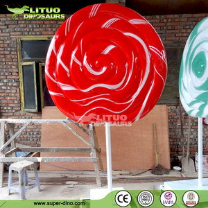 Escultura de Piruleta de Fibra de Vidrio para Publicidad Novedosa - Product Image 5