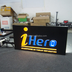 Đứng Miễn Phí Acrylic Ngoài Trời Led Illuminated Scrolling <span class=keywords><strong>Lightbox</strong></span> - Product Image 2