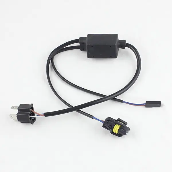 Otomatik hid xenon far ampulü kablo araba H4 9003 yüksek düşük hi/lo ampuller bağlantı kablo demeti 35 w 1 -1 H4 bi-xenon farlar röle